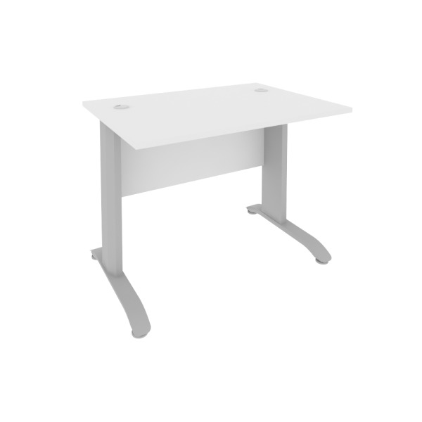 Стол письменный Riva ПЛ.СП-1 1000x720x750 (Белый/Металлик)