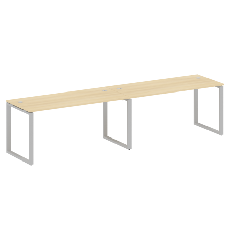 Рабочая станция Metal System Style БО.СМ-2.4 3200x720x750 (Акация/Серый металл)