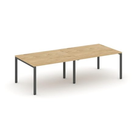 Стол переговорный SN-6P.SPRG-043.3 (2760х1180х750) (Тиквуд Светлый/Металл Антрацит)