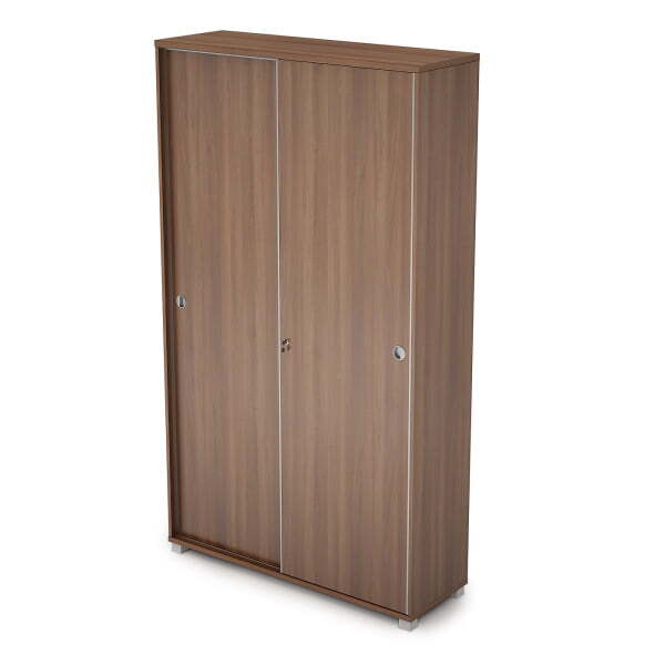 6ШКЗ.016 Шкаф-купе с замком (1200x400x2116) (Шамони темный)