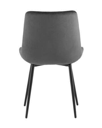 Стул Остин велюр тёмно-серый (Стул Остин темно-серый)