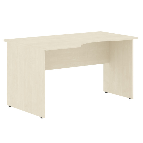 Стол криволинейный Имаго СА-2 Л 1400x900x755 (Клен-металлик)