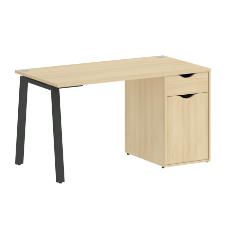 Стол письменный VR.SP-3-138.1.A 1380x720x750 (Акация Лорка/Антрацит Металл)