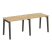 Рабочая станция на деревянных опорах Onix Wood OW.RS-2.1.7 1960x720x750 (Тиквуд Светлый/Дуб Темный)