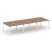 Рабочая станция 2-х сторонняя SN-6A.DRS-074 (4740х1432х750) (Тиквуд Светлый/Металл Антрацит)