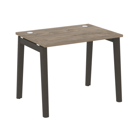 Стол рабочий на деревянных опорах Onix Wood OW.SP-1.7 980x720x750 (Тиквуд Темный/Дуб Темный)