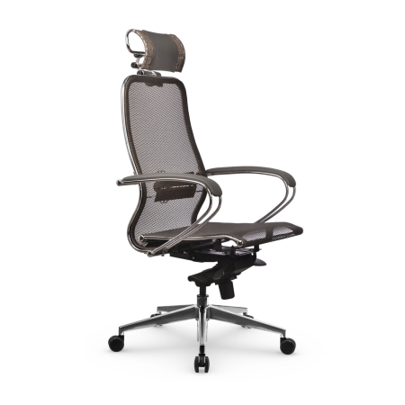 Кресло для руководителя Метта Samurai S-2.041 MPES (Светло-коричневый | Серый)