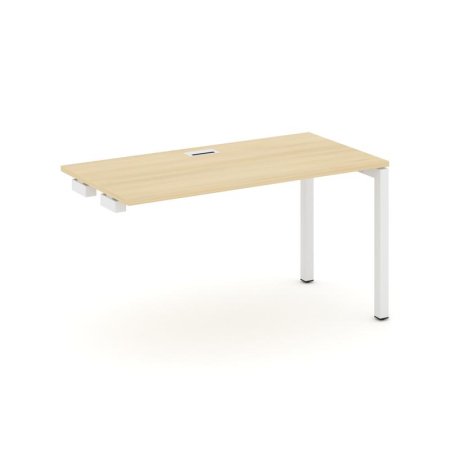 Стол-приставка к опорным элементам SN-5P.OPRS-014 (1580х700х750) (Акация Лорка/Металл Белый)