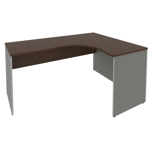 Стол криволинейный Riva А.СА-4 Пр 1600x1200x750 (Венге-Металлик)