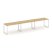Рабочая станция 1 сторонняя SN-6O.ORS-033 (4140х600х750) (Тиквуд Светлый/Металл Антрацит)