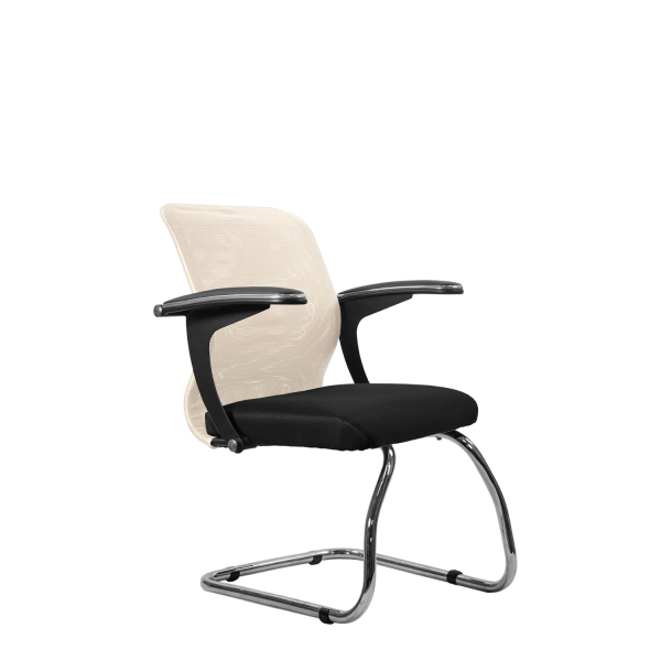 Кресло для руководителя Метта SU-M-4/подл.160/осн.007 (Черный | Бежевый)