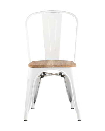 Стул TOLIX WOOD белый глянцевый (Стул Tolix белый глянцевый)