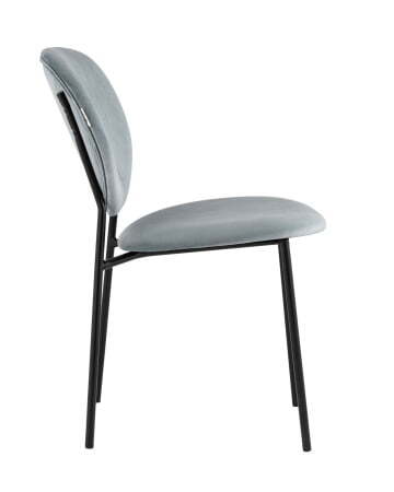 Стул Стенли велюр серый (Стул Стенли серый)