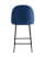 Стул полубарный Логан велюр синий (Стул полубарный Логан синий)