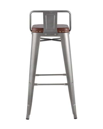 Стул барный TOLIX SOFT серебристый (Стул барный Tolix Soft серебристый)