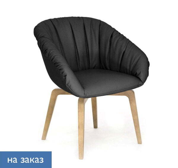 ALMA W SOFT Кресло для посетителей дерево (Черный)