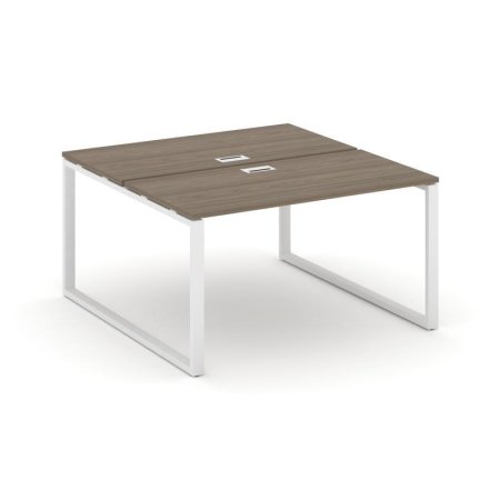 Рабочая станция 2-х сторонняя SN-6O.DRS-021 (980х1632х750) (Вяз Благородный/Металл Белый)