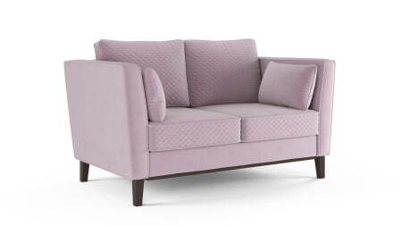 Диван 2-местный раскладной Neapole (1700x970x960) Розовый (Розовый)