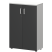Шкаф Смарт СМШ-38Д Тип1 792x380x1214 (Графит/Таксония)