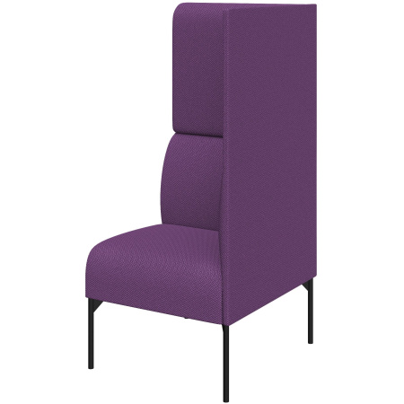 Диван Бридж. Модуль 1-местный левый высокий. (Модуль 1-местный левый высокий sweet_rose_violet)