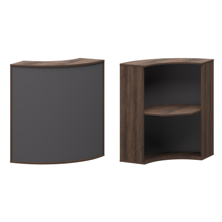 Стойка угловая Ресепшн А-550 900x900x1220 (Лагос)