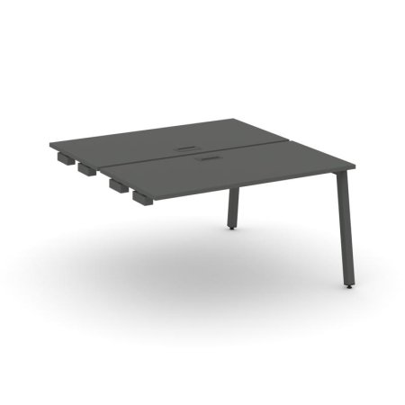 Стол-приставка к опорным элементам SN-5A.DPRS-023 (1380х1632х750) (Антрацит/Металл Антрацит)