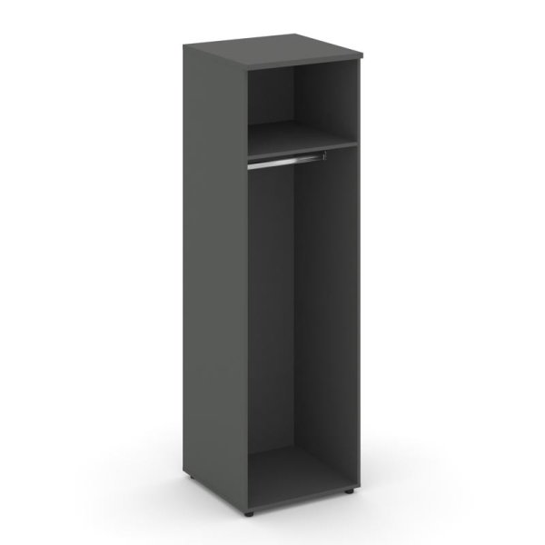 Гардероб узкий глубокий SN.GB-002 (600х600х1982) (Антрацит)