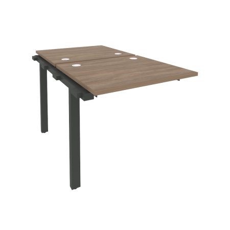 Наборный элемент рабочей станции на м/к Onix O.M-2.NRS-0.7 780x1475x750 (Дуб Аризона/Черный металл)