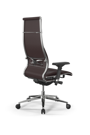 Кресло для руководителя Метта Samurai L1-10D - Infinity /Kc06/Nc06/D04P(M26.B32.G25.W03) (Темно-коричневый)