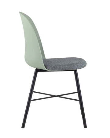 Стул Shell серо-зеленый (Стул пластиковый Shell серо-зеленый)