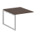 Проходной наборный элемент переговорного стола Metal System Style БО.ППРГ-1 1000x1235x750 (Дуб Наварра/Серый металл)