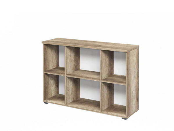 Стеллаж низкий L-69 1200х374х803 (Дуб Каньон)