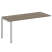Проходной наборный элемент рабочей станции Metal System Style БП.ПРС-СП-1.4 1600x720x750 (Дуб Наварра/Серый металл)