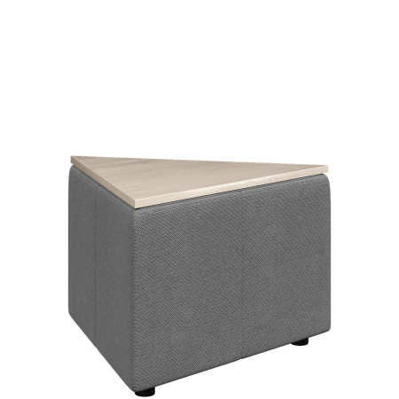 Диван Оригами. Стол треугольный. (Стол треугольный bravo_a_grey)