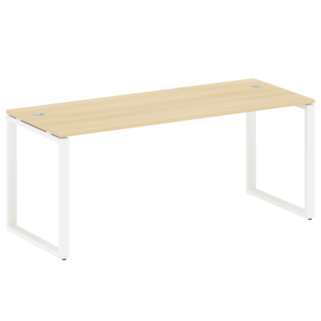 Стол письменный Metal System Style БО.СП-5 1800x720x750 (Акация/Белый металл)