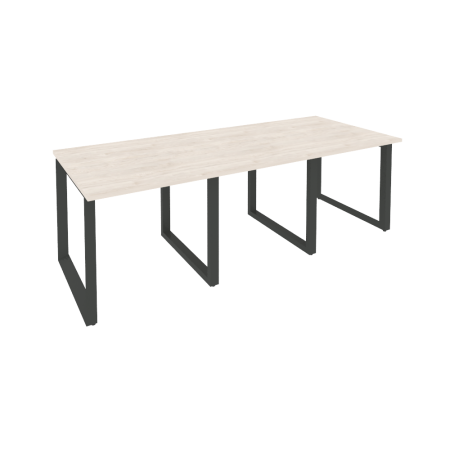 Стол переговорный Onix O.MO-PRG-3.0 2340x980x750 (Денвер Светлый/Черный металл)