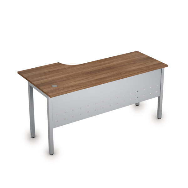 Стол письменный на металлокаркасе прав Стиль 2МК.146 1600x800x750 (Шамони темныйСерый)