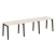 Рабочая станция на деревянных опорах Onix Wood OW.RS-3.1.7 2940x720x750 (Тиквуд Светлый/Дуб Темный)