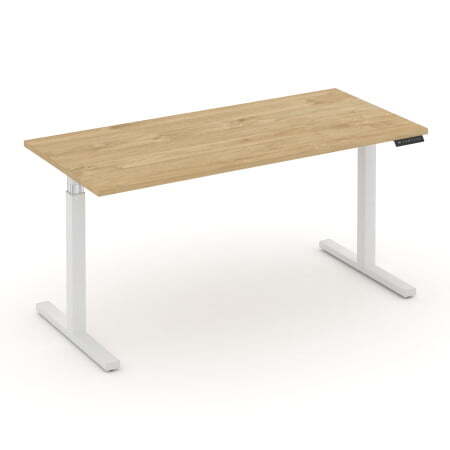 Стол электроподъемный MV.SE-4.7 1580x720x720-1190 (Тиквуд Светлый/Белый металл)
