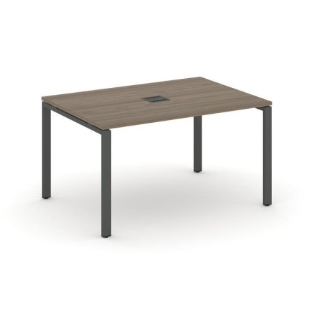 Стол переговорный SN-6P.SPRG-001 (980х980х750) (Вяз Благородный/Металл Антрацит)