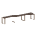 Рабочая станция Metal System Style БО.СМ-3.3 4200x720x750 (Дуб Наварра/Серый металл)
