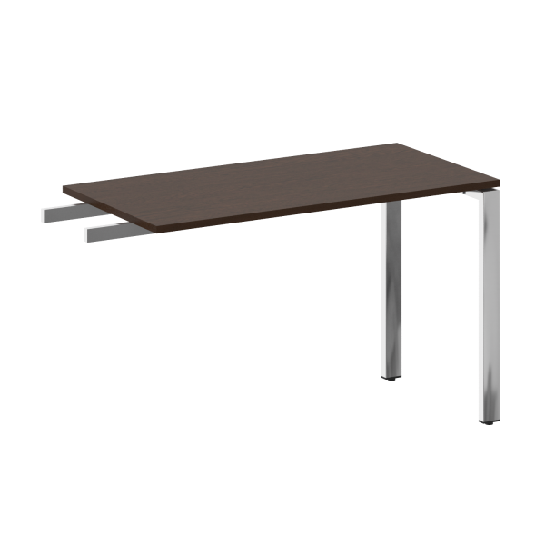 Брифинг-приставка БП.ПР-4 1200x600x600 (Венге Цаво/Нерж. Сталь)