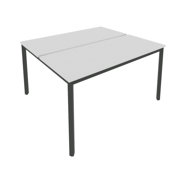 Рабочая станция на металлокаркасе Slim С.СП-5.2 1380x1235x750 (Серый/Антрацит металл)