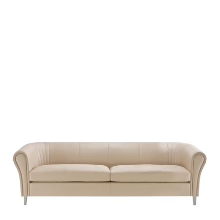 Диван офисный Сократ (С-17) 3-х местный (Бежевый)