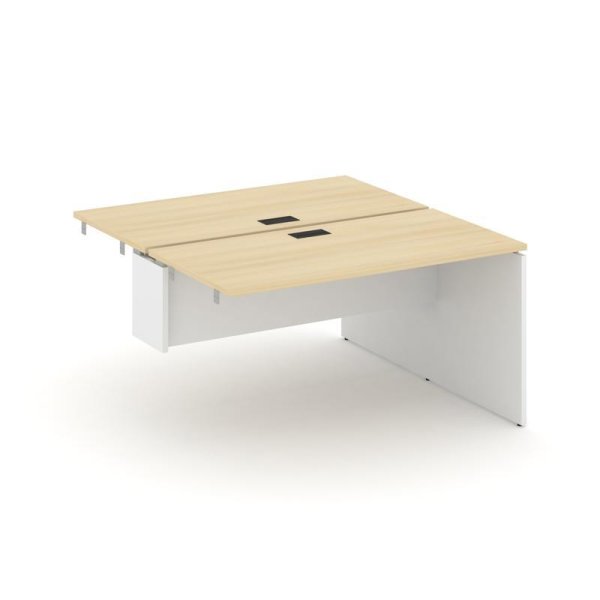 Стол-приставка к опорным элементам SN-D.DPRS-004 (1580х1232х750) (Акация Лорка/Белый)