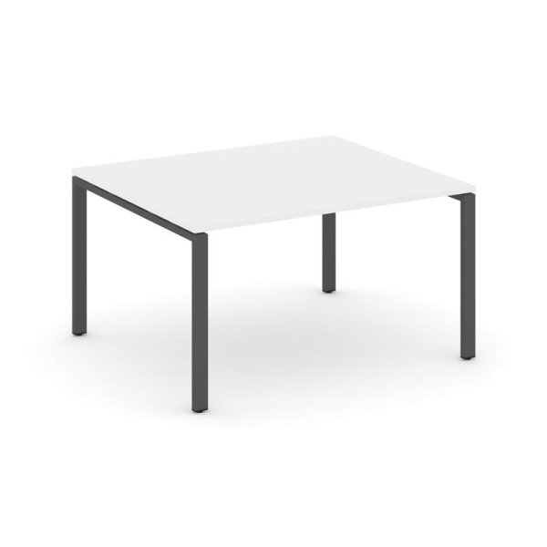 Стол переговорный SN-6P.SPRG-032.3 (1180х1180х750) (Белый/Металл Антрацит)