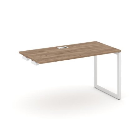Стол-приставка к опорным элементам SN-4O.OPRS-014 (1580х700х750) (Дуб Табак/Металл Белый)