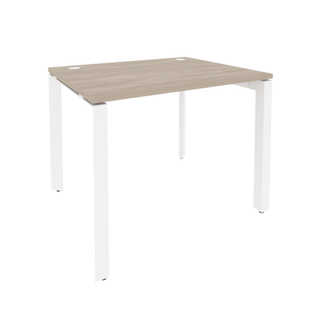Стол рабочий на П-образном м/к Onix O.MP-SP-1.8 980x800x750 (Дуб Аттик/Белый Металл)