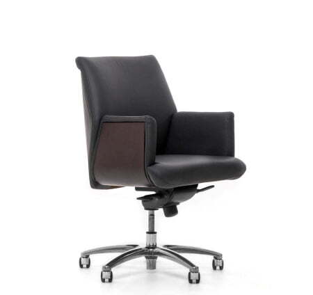ZEUS/B Кресло для руководителя (Дуб Ферро | Черный)