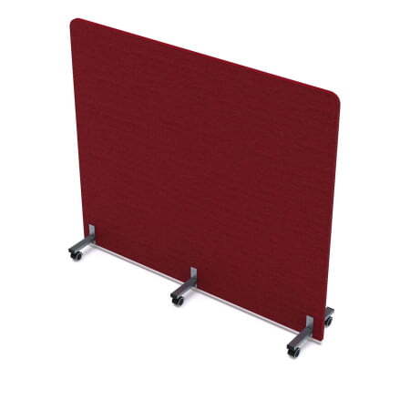 Акустическая мобильная перегородка SOFTOffice 011.МП.1614 1600x377x1400 (Red)